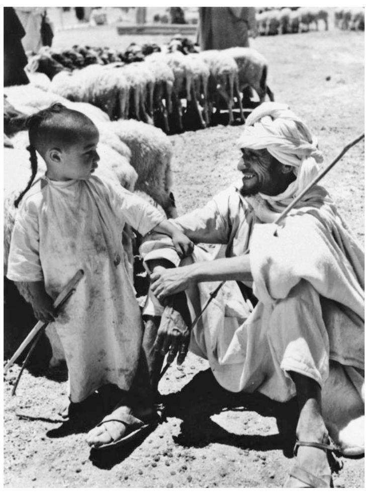 Berber boy with his grandfather